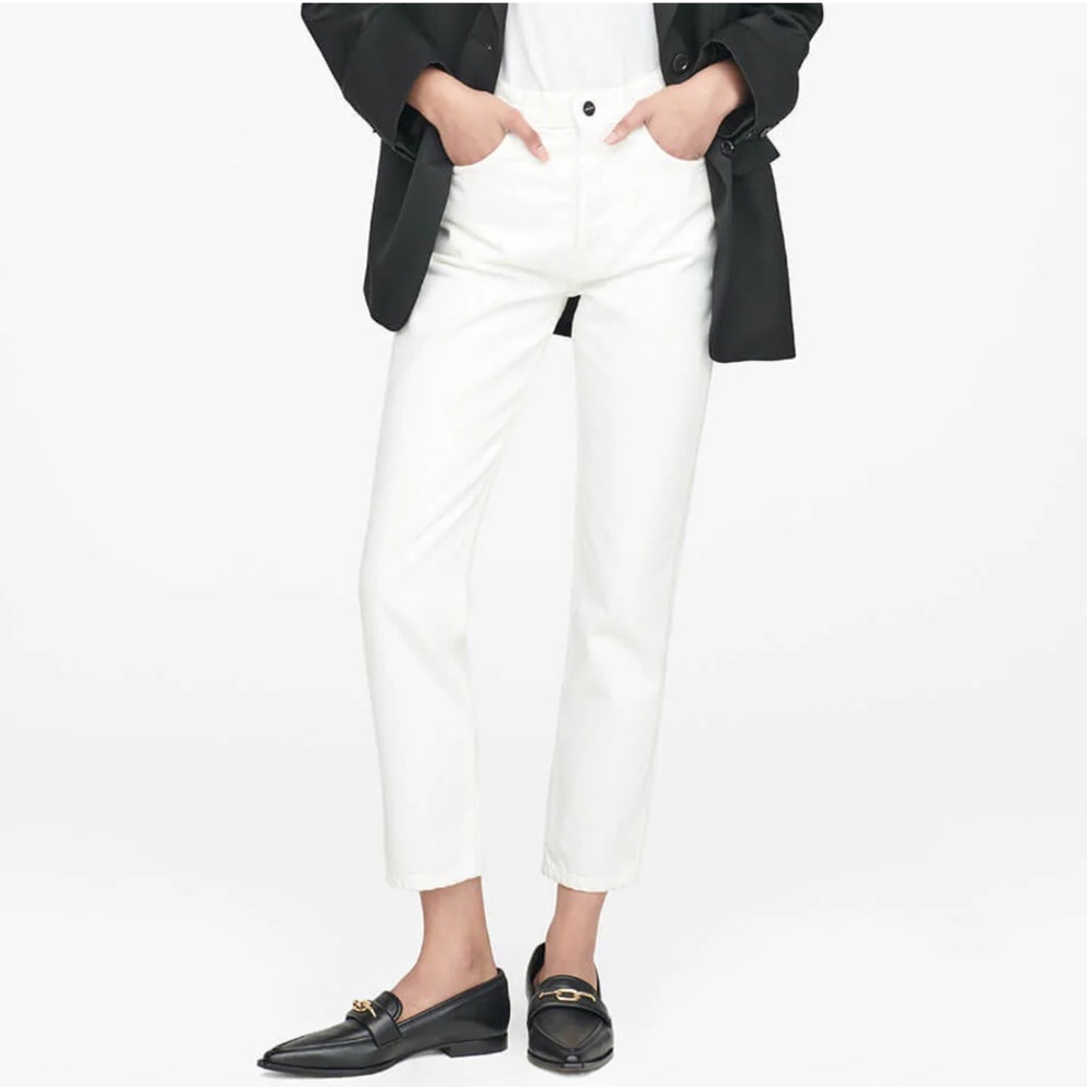 Anine Bing Sonya High Rise Ankle Slim Jeans